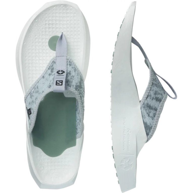 White Salomon Index Break Women's Flip Flops | PH 43920G